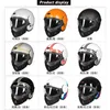 Motorfietshelmen Helmmotorcertificering ECE -certificering vier seizoenen flip -up accessoires Casco Moto verwijderbaar masker