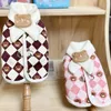 Winter Dog Clothes Harness Vest Puppy Costume Apparel Yorkshire Pomeranian Maltese Poodle Bichon Clothing Coat 240412