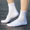 Socks YUEDGE Men's Moisture Wicking Work Boot Socks 5Pairs/Pack Comfort Cotton Cushion Crew Sports Athletic Hiking Socks Size 3746 EU