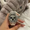 Designer Watch Luxus Automatische mechanische Uhren Wang Ziwens Multifunktional Chronograph mit einem großen Zifferblatt und neutraler Damen -Diamant -Inlay -Bewegungsgelenks -Armband