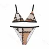 Bikinis pour femmes Ensemble sexy en forme de sangle claire de maillot de bain designers pourdies Bathing mail