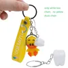 5st Mini Kids Milk Teeth Storage Key Chain Tooth Boxes Plastic Souvenir Spara container Barnens lövegenskaper