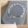 Charm Armband Butterfly Opal Armband Female Ins Niche Design Aquamarine Grey Moonlight Crystal Gift Girl