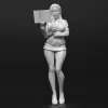 Oceancosmos Miniatures, originale, insegnante, 1/35 1/24 1/12, ragazza sexy, resina kit modello non verniciato Figura gk