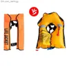 Life Vest Buoy 1 Uppblåsbar livjacka Simning Survival Jacket Professional Fishing Life Vest Manuellt uppblåst vuxen baddräkt Water Sportsq240412