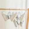 Hangers Multi Functional Shoe Pole Hanger Sports Household Storage Hook Laundry Tool Windproof Clothing Drying