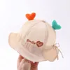 Berets Детские сетчатые кепки детские шляпы ковша тонкие 3-24 месяца детская солнце