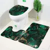 Tapetes de banho mármore preto com rachaduras douradas tapete moderno minimalista banheiro deoc