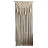 Tapestries Latest Hand-woven Macrame Cotton Door Curtain Tapestry Wall Hanging Art Bohemia Wedding Decoration Backdrop