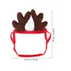 قبعة ملابس الكلاب ، عقال العائلة Cosplay Pet Christmas Christms Xmas Clasps Hair Clasps Plush Costume Brops