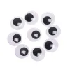 100Pcs/Bag Plastic Dinosaur Eye Black With White Not Self-adhesive Doll's Eyes Creative Gift Stuffed Toys Parts Doll Accessories