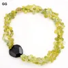 Pendant Necklaces G-G 20'' 4 Strands Beautiful Natural Fancy Olive Jade And Green Agate Necklace For Women