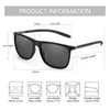 Gafas de sol Gafas de sol polarizadas cuadradas zenóticas para hombres Fibra de carbono ultralcases de sol conducir Fishing Golf Sports UV400 Protección 240412