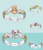 Сова всегда любит тебя кольца для девочек, дамы милые кольца животных одноразовые пчелиные черепахи кольца 5649270
