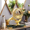 Wandklokken Stijlvolle monteur Luxe Gold Clock Creative Design Fashion Nordic Golden Reloj de Pared Home Decoration AB50WC