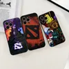 Jeu Dota 2 Case de téléphone pour iPhone 12promax 11 13 14 Pro Xs Max Mini xr x 7 8 6 6s Plus Fundas Cover