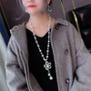 Long Pearl Necklace Womens Small Fragrance High-end Feeling Light Luxury Tassel Hanging Chain Versatile Autumn and Winter Internet Red Sweater