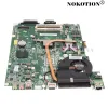 Motherboard Nokotion MBNC706002 MBEDX06001 MBEDU06001 Para ACER Emachines E528 Papelera de la computadora portátil DA0ZR6MB6E0 DA0ZR6MB6F0 con disipador térmico+CPU