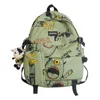 Backpack Leisure Outdoor Travel Graffiti Personality Korean Version Student Wear-resistant Schoolbag