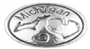 10pcslot 2017 Silver Michigan Snap Buttons 18 mm Charms bijoux Snap pour bricolage Silver Snap Bracelet8146109