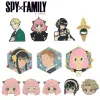 Anime Spy X Family Metal Badge Pin Brooch Yor Forger Anya Forger Loid Figure Brooch Clothes Decor Souvenir Toy Cosplay Gifts