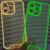 Luxe nachtlicht Luminous Clear Silicone Soft Phone Case voor iPhone 11 12 13 14 Pro Max 14plus X XR XS Max transparante covers