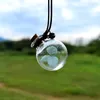 Storage Bottles 1pc Car Mirror Air Freshener Bottle Transparent Hanging Pendant Empty Glass With Flower Perfume Essential Oil