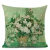 Kussen romantische liefde bloembedekking bank stoel retro vaas decoratief linnen kleurrijk kussensloop frisse home decor
