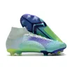 Maschile da donna scarpe da calcio di calcio mercuriale vapore xiv elite fg bacchette stivali da calcio piastra unica in maglia ronaldoes cr7es size 35-45eur