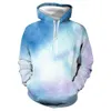 Designer Men's Hoodies Sweatshirts New Hot 3d Colorful Digital Print Loose Hooded Couple Hoodie Sports Baseball Jersey