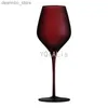 ワイングラス400-450ml手頃な価格の高級ファッションオブレットフロストレッドワインカップファミリーバーフェスティバル古い口飲み物l49