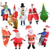 Garment gonflable Christmas Halloween gonflé Santa Claus Snowman Tree Cosplay Costume Carnival Ornival Party Festival