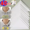 10-40pcs yaka çıkartma gömlekleri T-shirt standı yaka şekillendirici anti-roll sabit pedler yapışkan ped Görünmez Sticky Stickers bağlantı elemanı