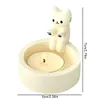 Cute Kitten Candle Holder Cartoon Cat Candlestick Creative Aromatherapy Durable High Decoration Gifts 240412