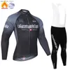 Radsporttrikot -Set Winter Fece Herren Radsporttrikotsets Tour de Italien Ditalia Mountian Fahrradkleidung tragen Fahrradkleidung Neues Team Cycling -Anzug L48