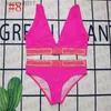 Dames badmode mode dames zwemkleding bikini bikinis ondergoed brief print ontwerper badpakken dame sexy zwempak met borst gevulde 70vd c240412