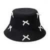 Berets Spring Travel Sun Hat Hat Fashion Bowtie Bucket Insstyle Floppy Fisherman