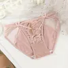 Women's Panties Lace Satin Teenage Sexy Ice Silk Mesh Breathable Soft And Comfortable Briefs For Women