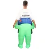 Halloween Inflatable Alien Costume Halloween Blow Up Costumes for Adult Cosplay