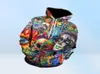 Paint Skull 3D Hoodies impressos homens Mulheres moletons com capuz da marca de pulôver 5xl qlity rastreeiros menino casacos moda ouswear new6933795