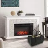 Fireplace Wood Felt Storage Bag Basket Magazine Rack Firewood Pocket,Felt Foldable Firewood Holder Basket