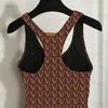 Summer Brown One Piece Baddräkter för Women Zipper Design V Neck Bathing Suits Skinny Bikini Badkläder Playsuits