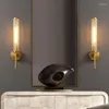 Muurlamp modern licht luxe all-copper eenvoudige slaapkamer bedhoofde hoofdgang ingang woonkamer achtergrond decoratief