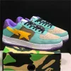 Дизайнер SK8 Sta Casual Shoes Grey Black STAS MultyColour Combo Pink Green Abc Camos Pastel Blue Patent Leather M2 Тренеры 36-45