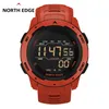 North Edge Mars Classic Model Sports montre podomètre Lightweight Imperproof étudiant Watch Outdoor Sports Digital Watch Students Electronic Watch