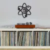 Chemisch experiment teken vinyl LP Record Wall Clock Science Atom Science Artwork School Klaslokaal Decor Chemie Leraar Geschenk