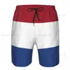 Shorts maschile uomo spiaggia asciugatura rapida bauli di nuoto in bandiera olandese da bagno costume da bagno bagni da bagno