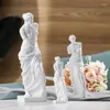 Dekoracyjne figurki Rzeźba żywica złamane ramiona de Milo Statua Nude Afrodite Decor Home Decor grecki mitologia bogini figurka sztuka