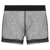 Underpants Men Sexy Sexy trasparente boxer shorts shiny elashy brief mutande club per le performance da notte.