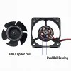 Kylning 2st GDSTIME DC 12V 40x40x20mm 40mm Dual Ball Bearing Borstless Radiator Cooling Fan 4020b 4cm Humidifier Cooler Fan